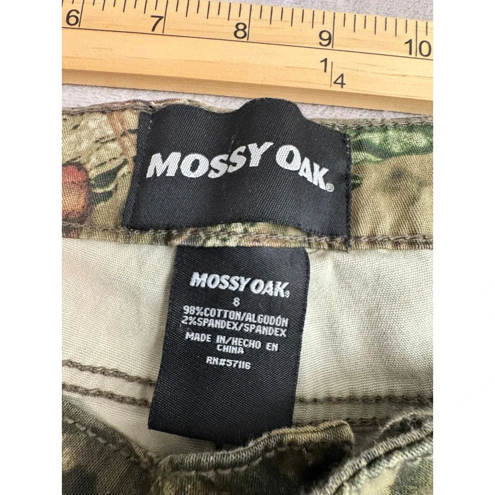 Mossy Oak Break-Up Infinity Camo Pants‎ Womens 8 Brown Green Bootcut Stretch